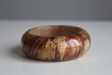 Load image into Gallery viewer, Chunky Two Tone Bangle Bracelet
