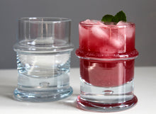 Load image into Gallery viewer, Bubble Bottom Drinking Glass Set of 2
