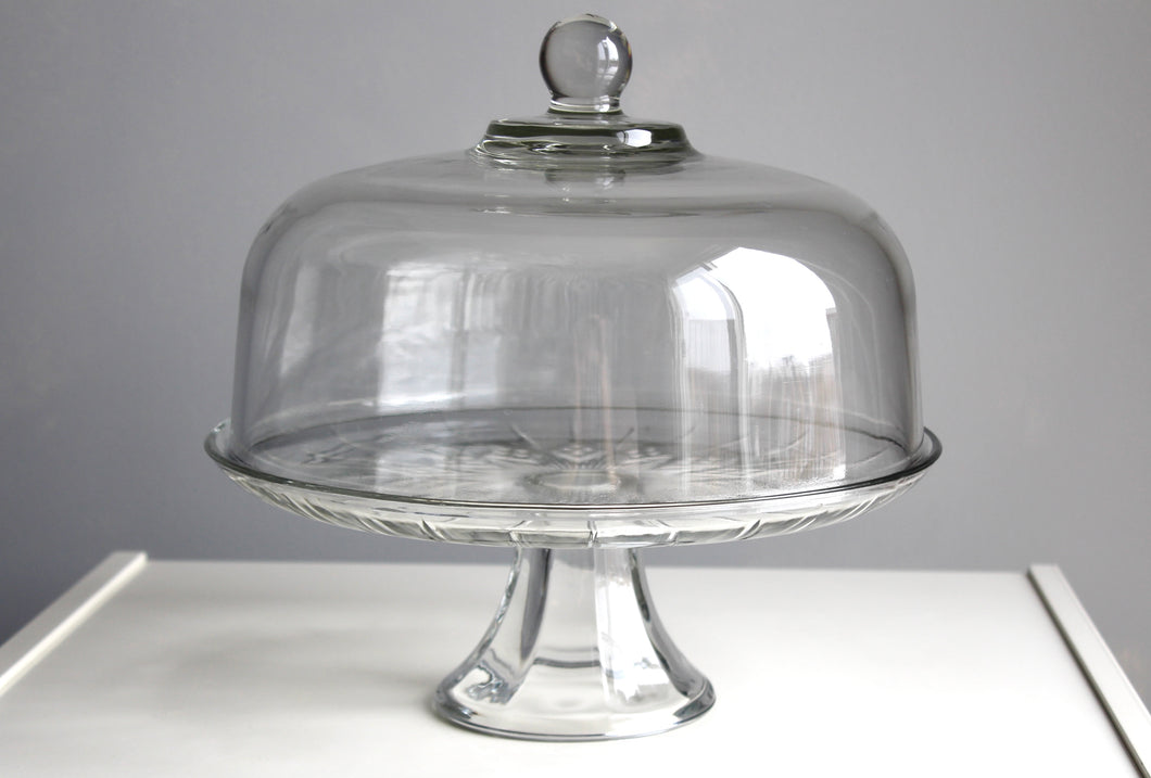 Vintage Cake Stand with dome
