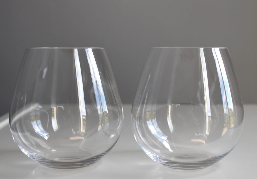 Stemless Wine Glasses (set of 2)