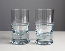 Load image into Gallery viewer, Vintage Drinking Glasses With Bubble Bottom Set of 2
