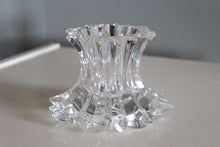 Load image into Gallery viewer, Lead Crystal Pillar Candle Holder
