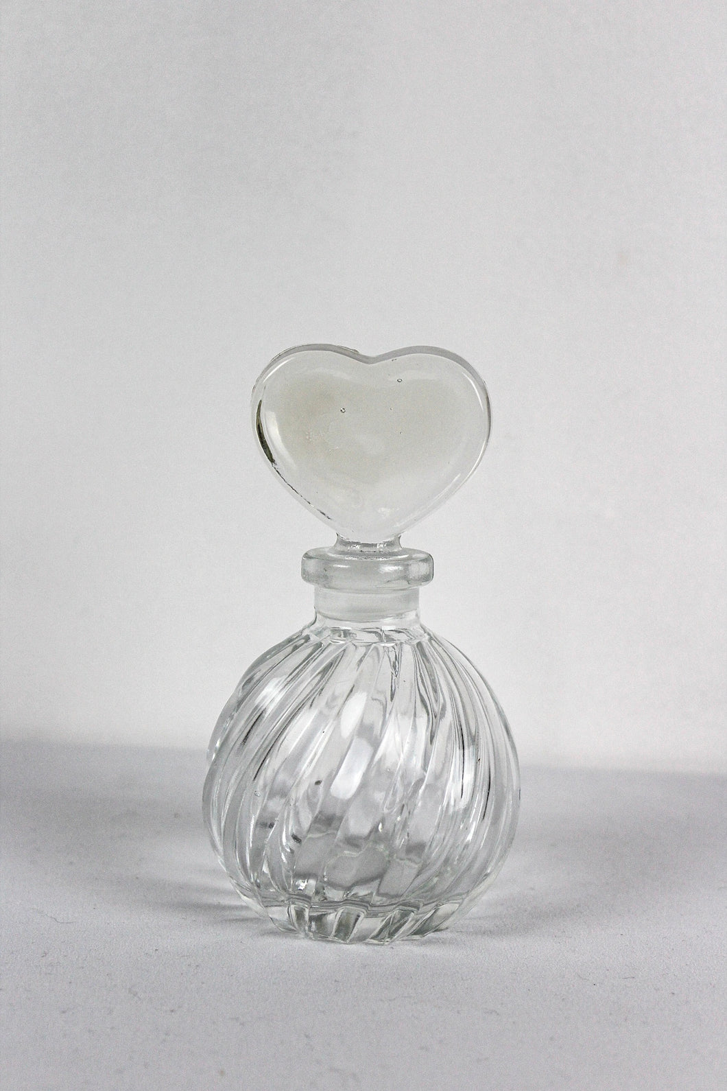 Teleflora 18% Crystal Glass Heart Perfume Bottle with Stopper