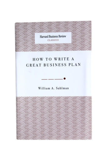 How to write a great business plan book