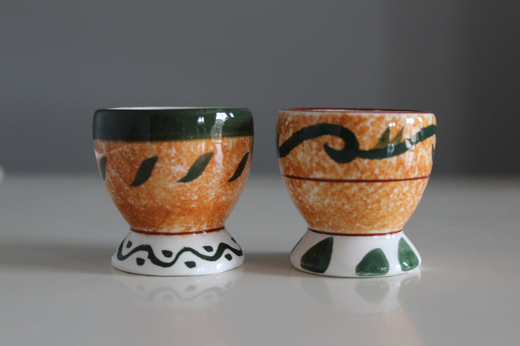 Patterned Egg Cups - Set of 2