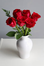 Load image into Gallery viewer, Roses in a white vase
