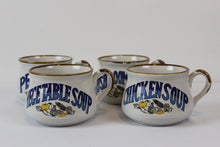 Load image into Gallery viewer, Vintage Soup Mugs Set of 4
