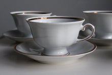 Load image into Gallery viewer, Favolina Cups and Saucers Set of 4 Argenta Pattern
